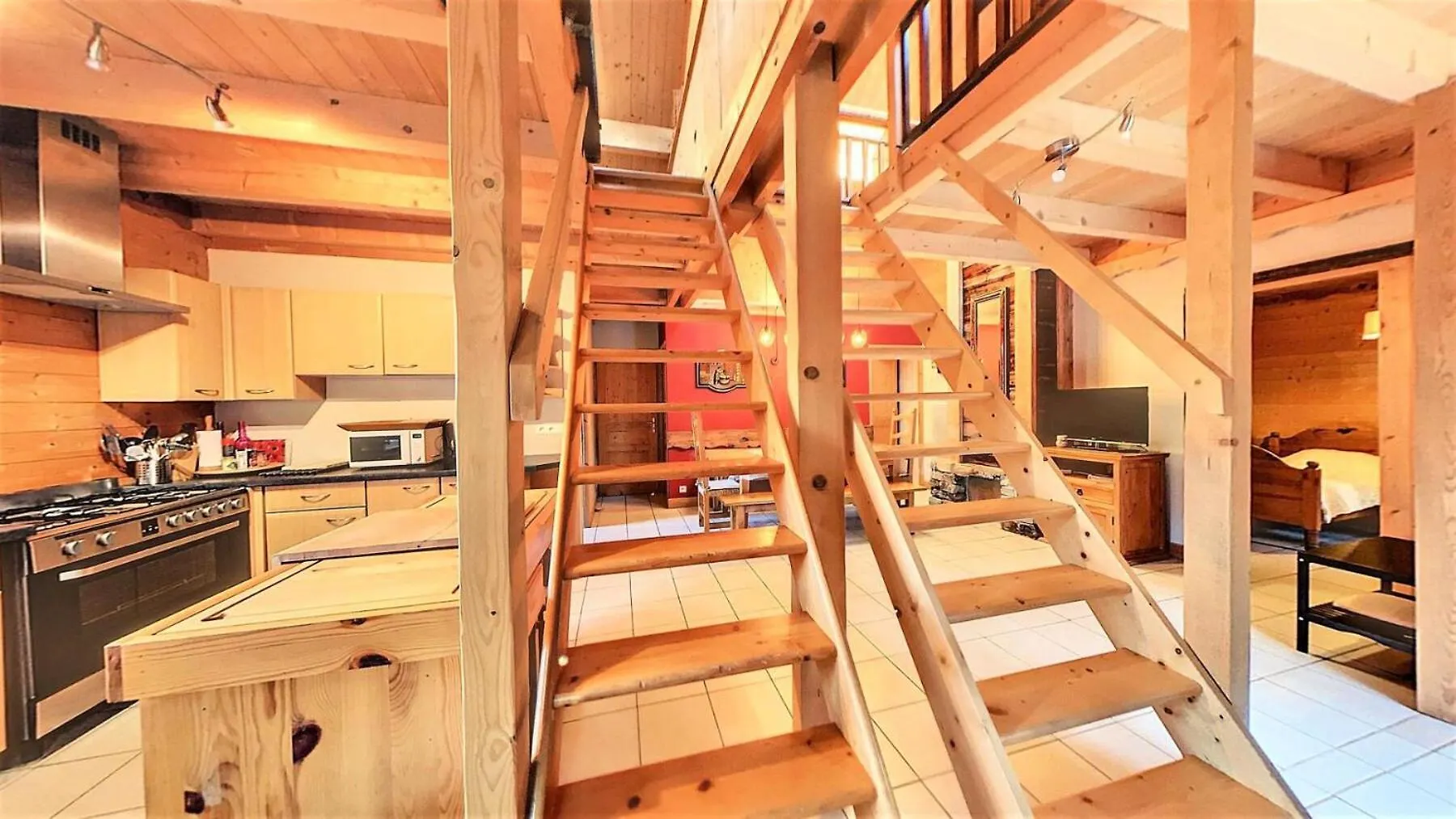 Residence La Louviere - Appartement Dans Chalet Pour 12, Proche Pistes Mae-6671 Villarembert Frankrike